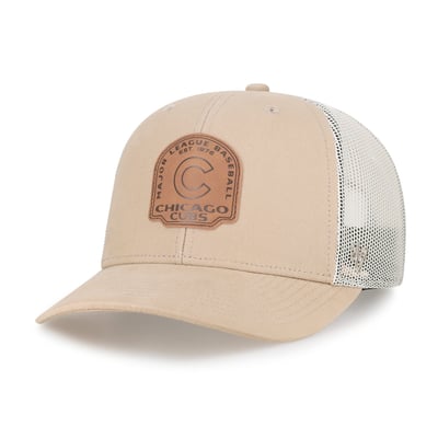  Chicago Cubs '47 Bonehide Trucker Snapback Hat - Khaki