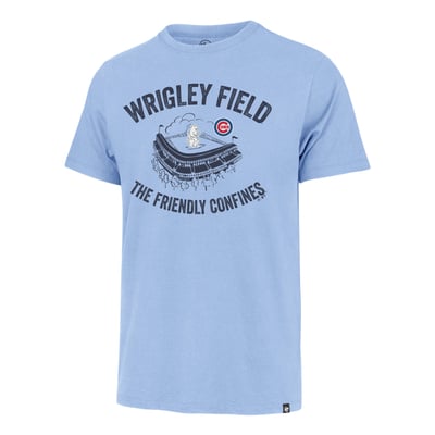 Chicago Cubs '47 The Friendly Confines Franklin T-Shirt - Light Blue