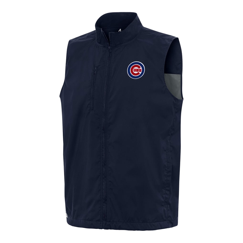 Chicago Cubs Antigua Brisk Full-Zip Vest - Navy