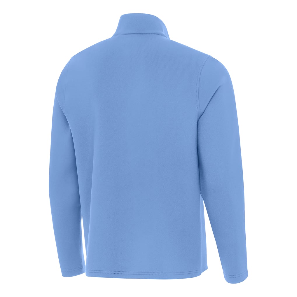  Chicago Cubs Antigua Alternate Logo Insider Quarter-Zip Pullover - Powder Blue