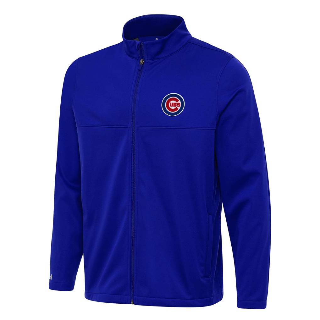 Chicago Cubs Antigua Links 2 Full-Zip Golf Jacket - Royal