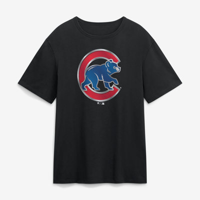 Chicago Cubs  Forged Mascot T-Shirt - Black