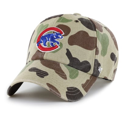 Chicago Cubs Carhartt x '47 Duck Clean Up Adjustable Hat - Camo