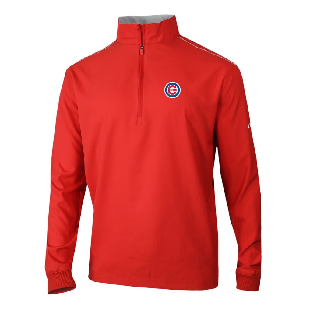  Chicago Cubs Columbia Omni-Wick Bogey's Paradise Quarter-Zip Pullover - Red