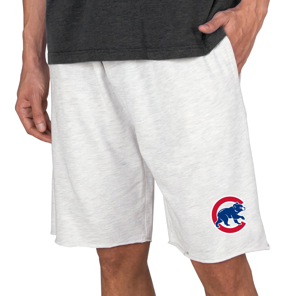 Chicago Cubs Concepts Sport Mainstream Terry Tri-Blend Shorts - Oatmeal