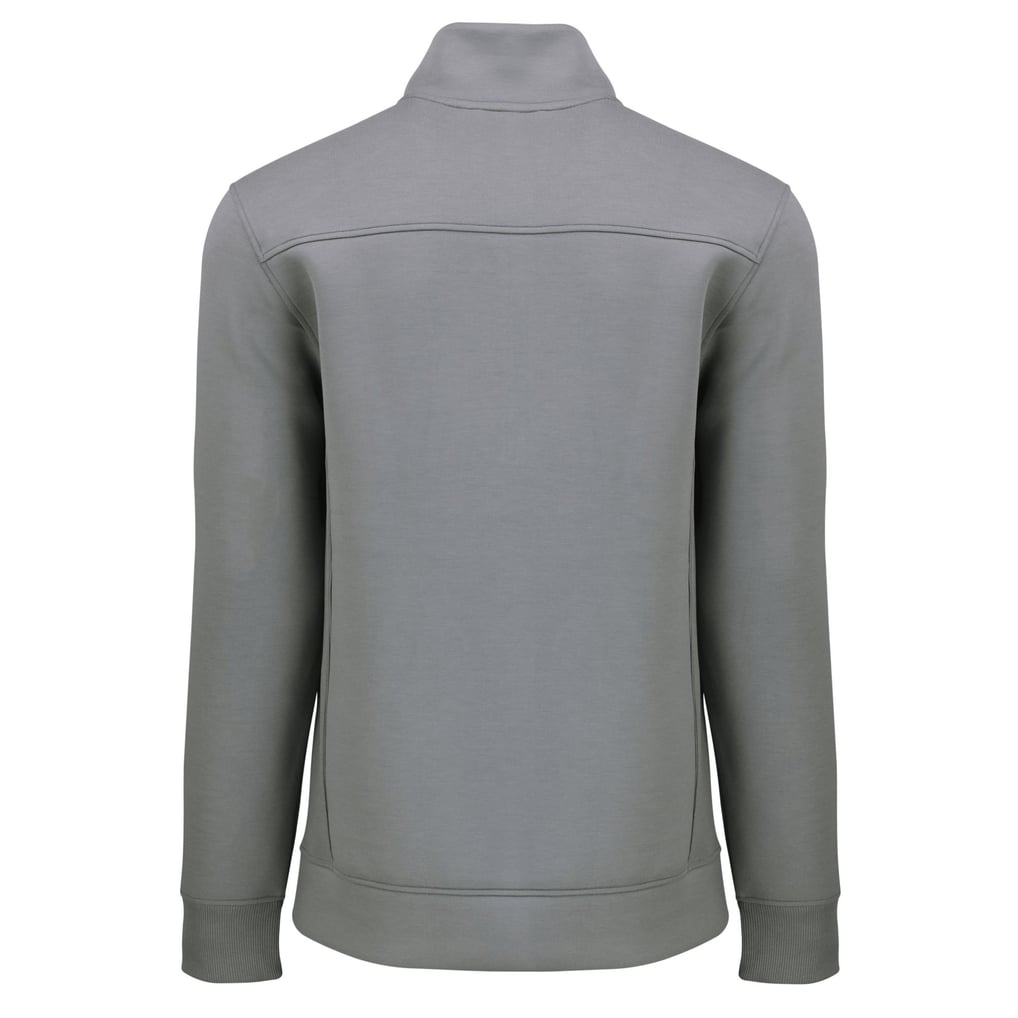  Chicago Cubs Cutter & Buck Cooperstown Collection Roam Eco Recycled Quarter-Zip Pullover - Gray