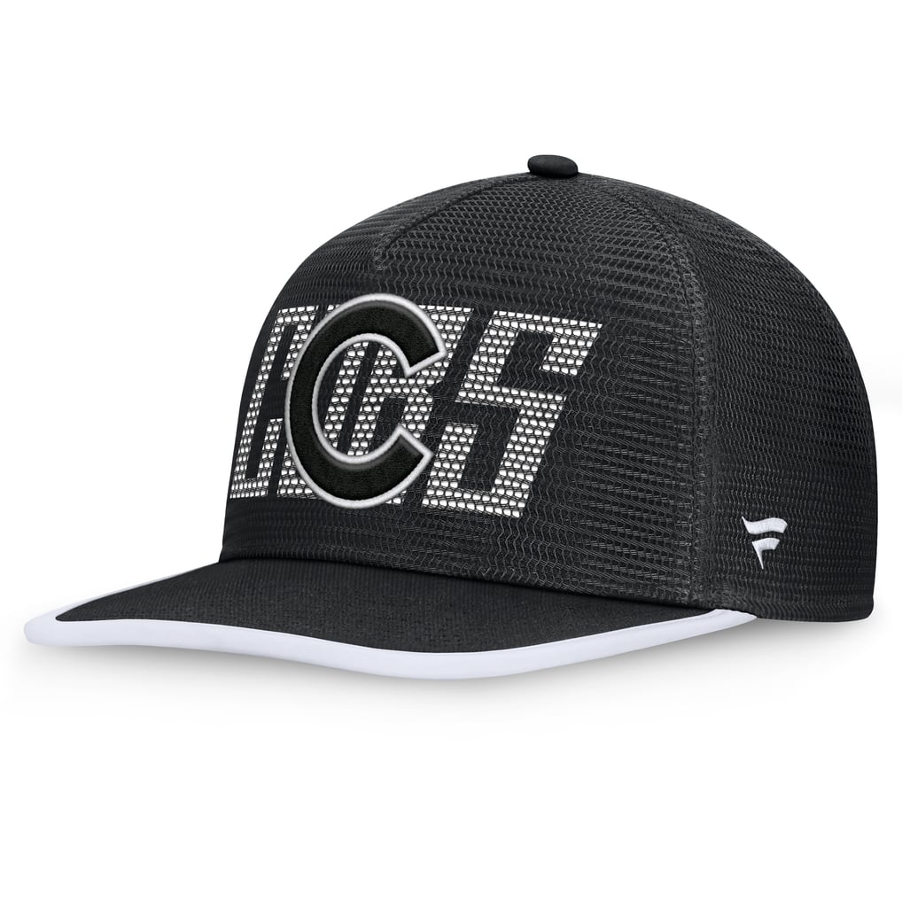  Chicago Cubs Fanatics Let's Glow Line Drive Snapback Hat - Black