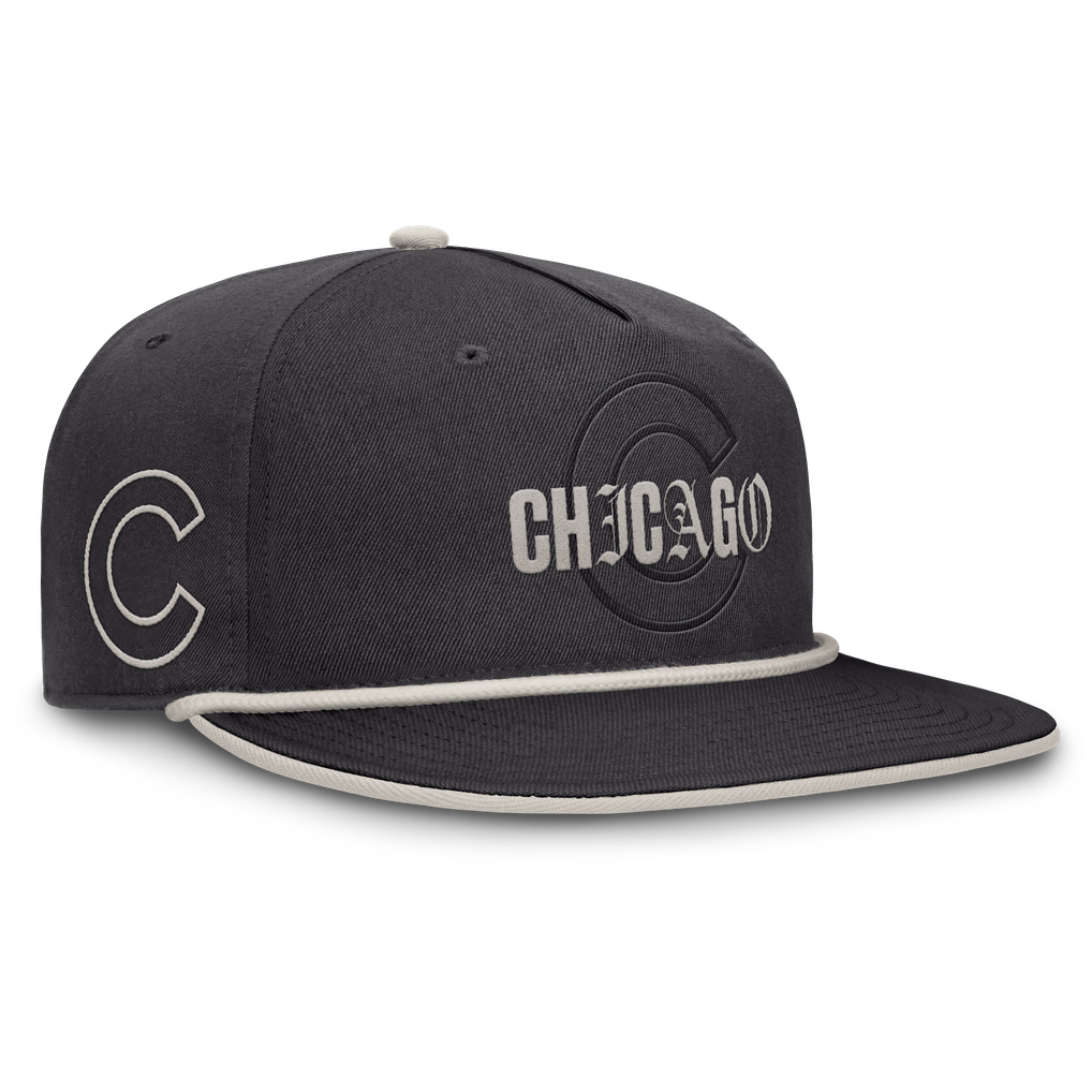 Chicago Cubs Fanatics Gapper Snapback Hat - Graphite