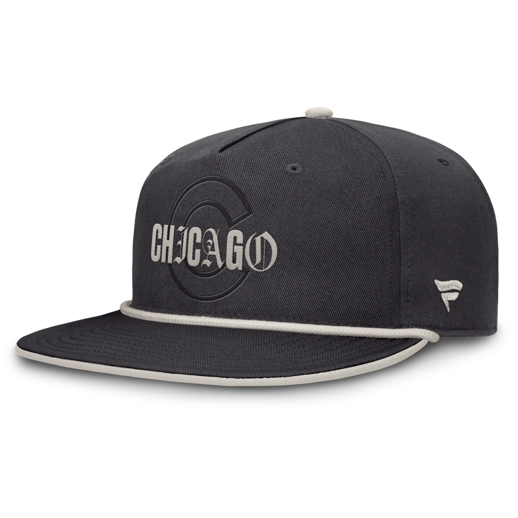 Chicago Cubs Fanatics Gapper Snapback Hat - Graphite