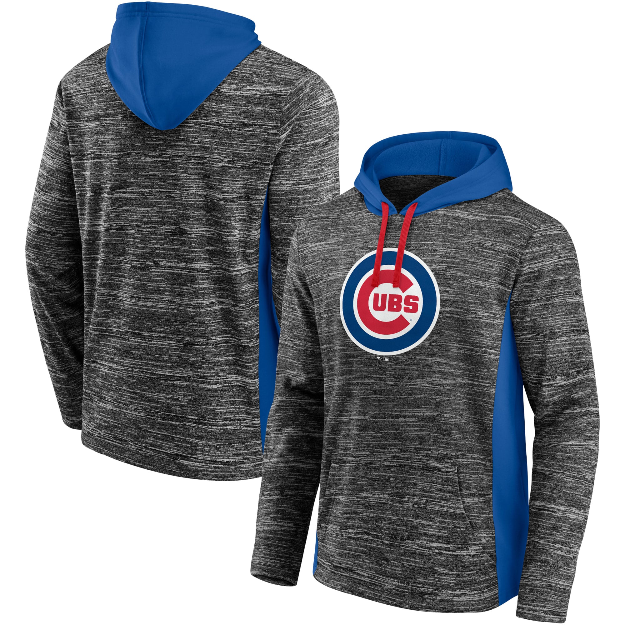 Men's Chicago Cubs Fanatics Gray/Royal Instant Replay Colorblock ...