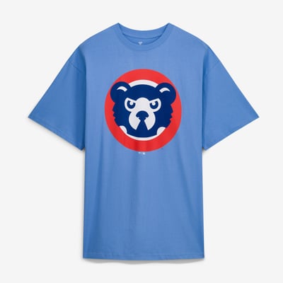  Chicago Cubs Fanatics Big & Tall Cooperstown Collection Logo T-Shirt - Royal