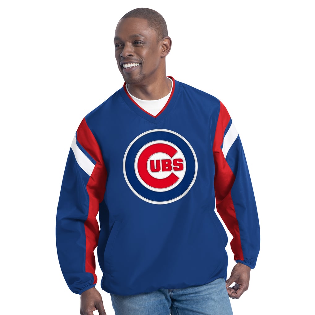 Chicago Cubs G-III Sports by Carl Banks Double Coverage V-Neck Pullover - Royal