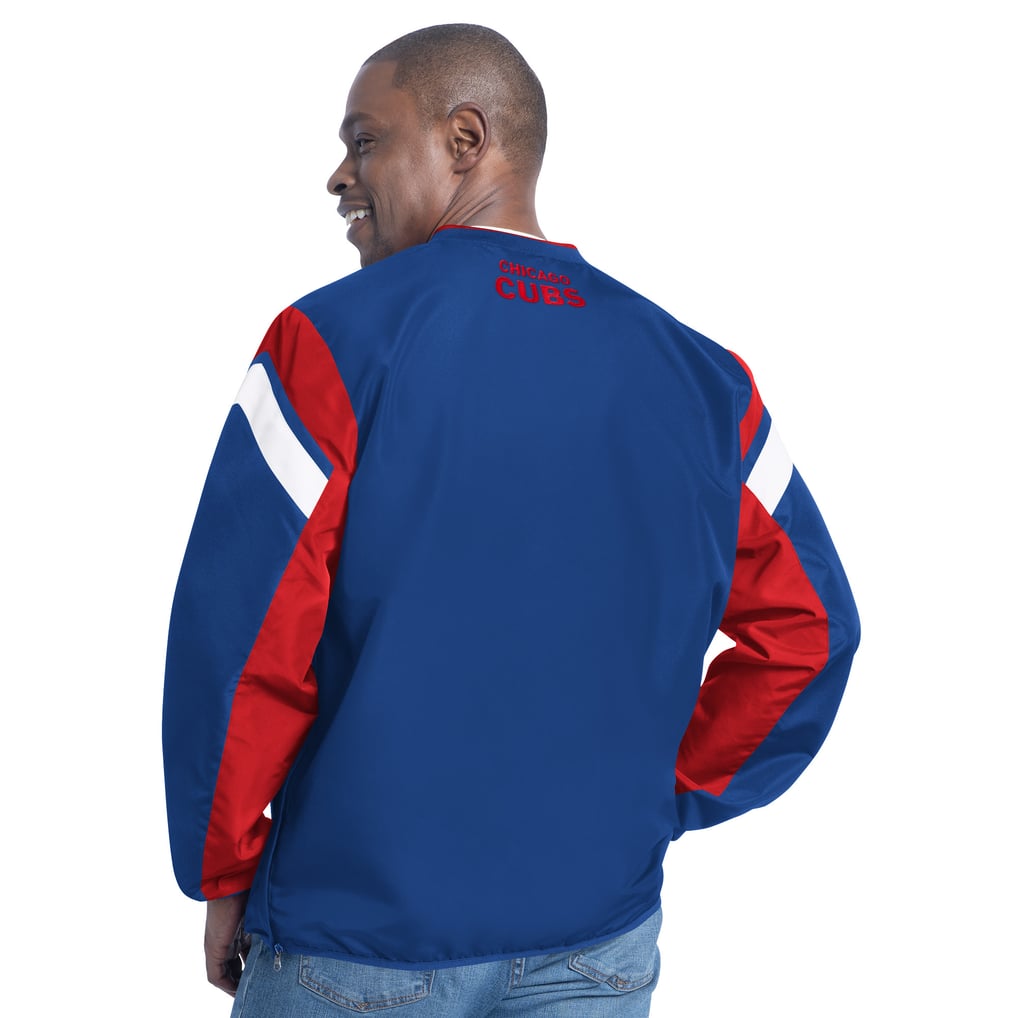 Chicago Cubs G-III Sports by Carl Banks Double Coverage V-Neck Pullover - Royal
