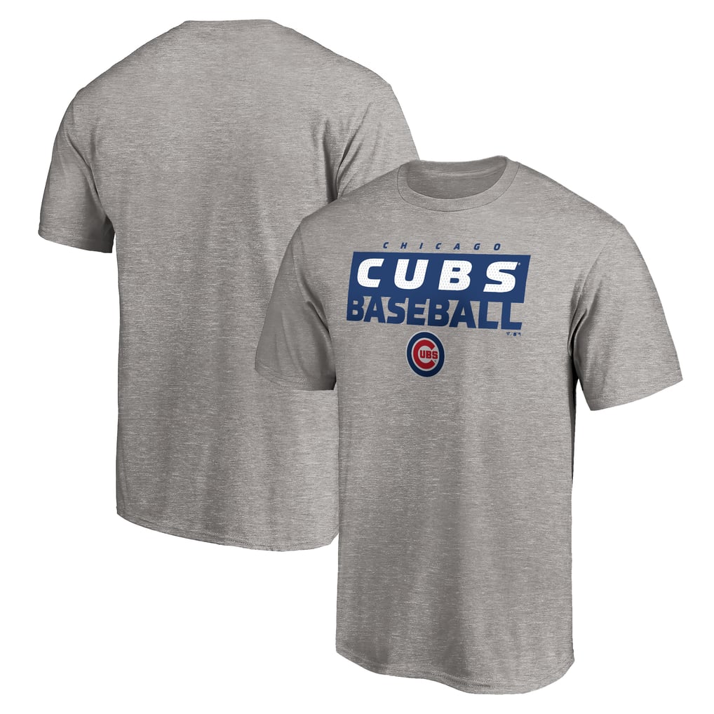 Chicago Cubs Gain Ground T-Shirt - Heather Gray