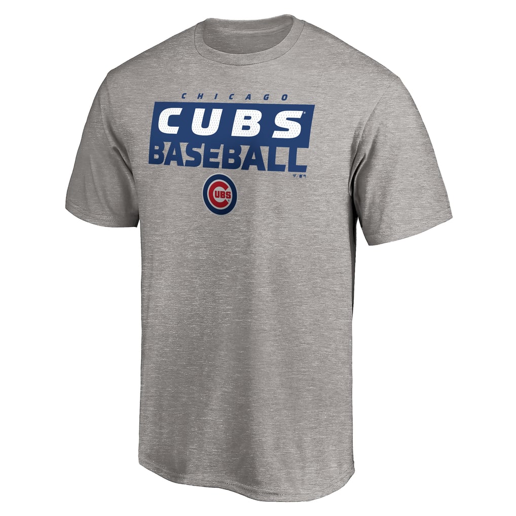Chicago Cubs Gain Ground T-Shirt - Heather Gray