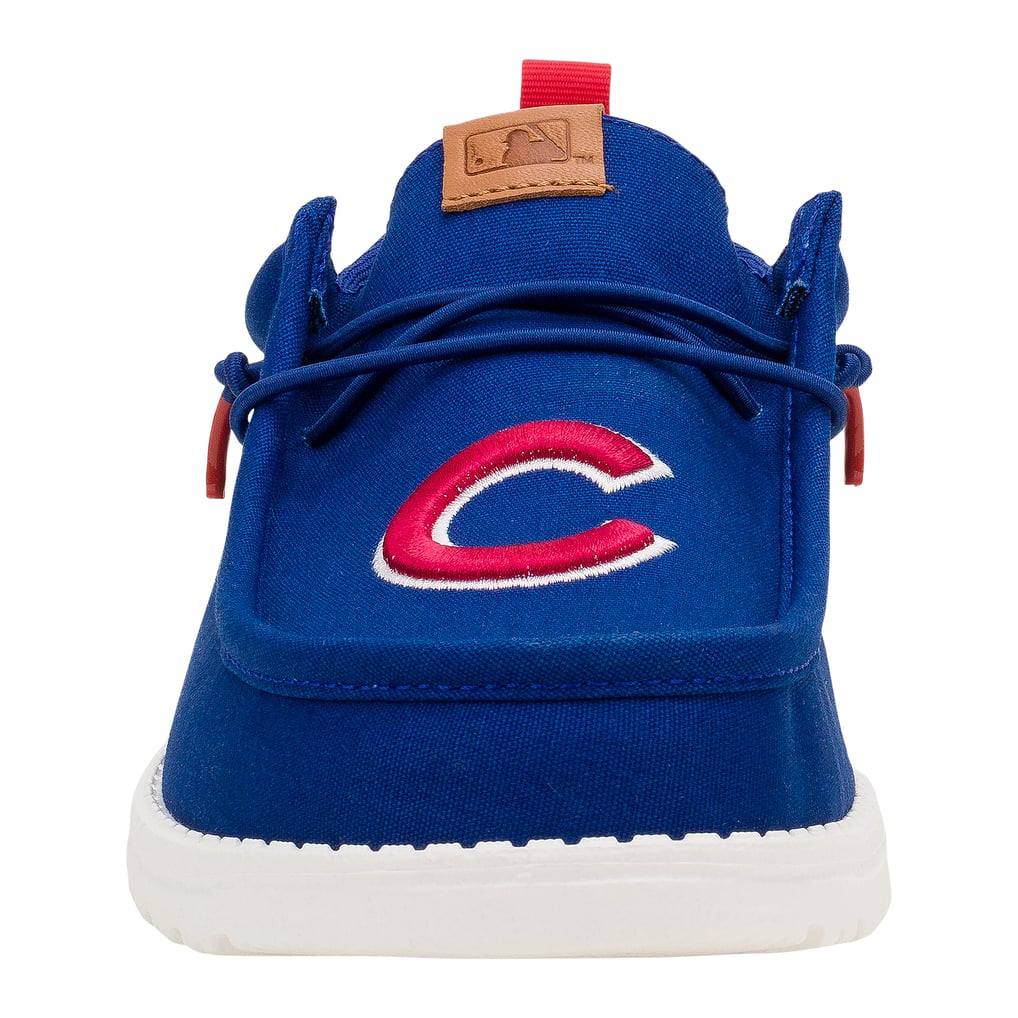 Hey Dude Navy Blue Slip-Ons with Red and White Accents MLB Chicago cubs MLB Chicago Cubs Custom Name Hey Dude Shoes - Torunstyle main image 3