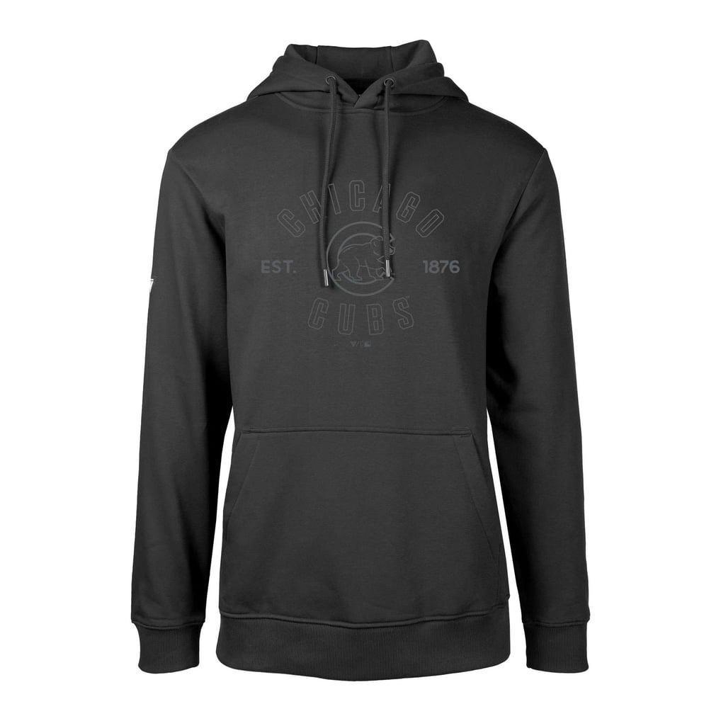  Chicago Cubs Levelwear Podium Abyssal Pullover Hoodie - Black