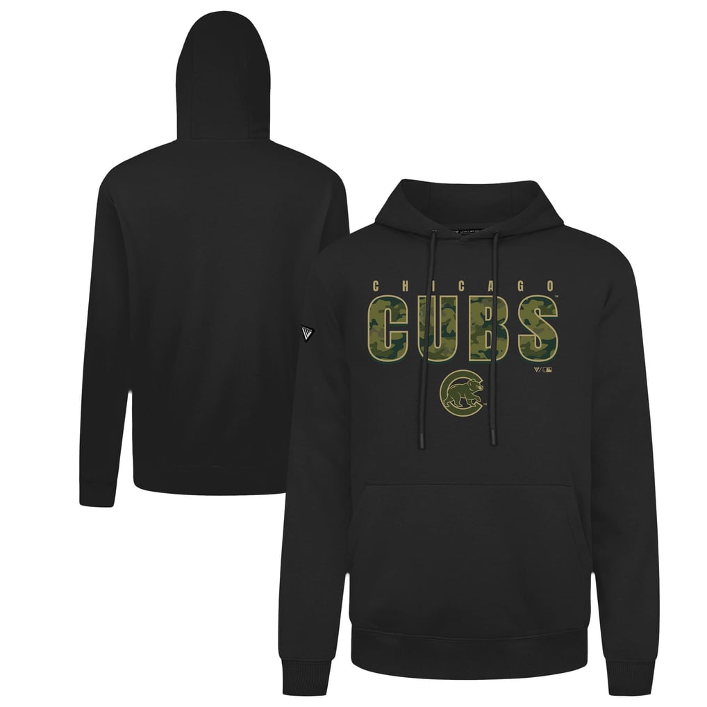  Chicago Cubs Levelwear Podium Protect Pullover Hoodie - Black