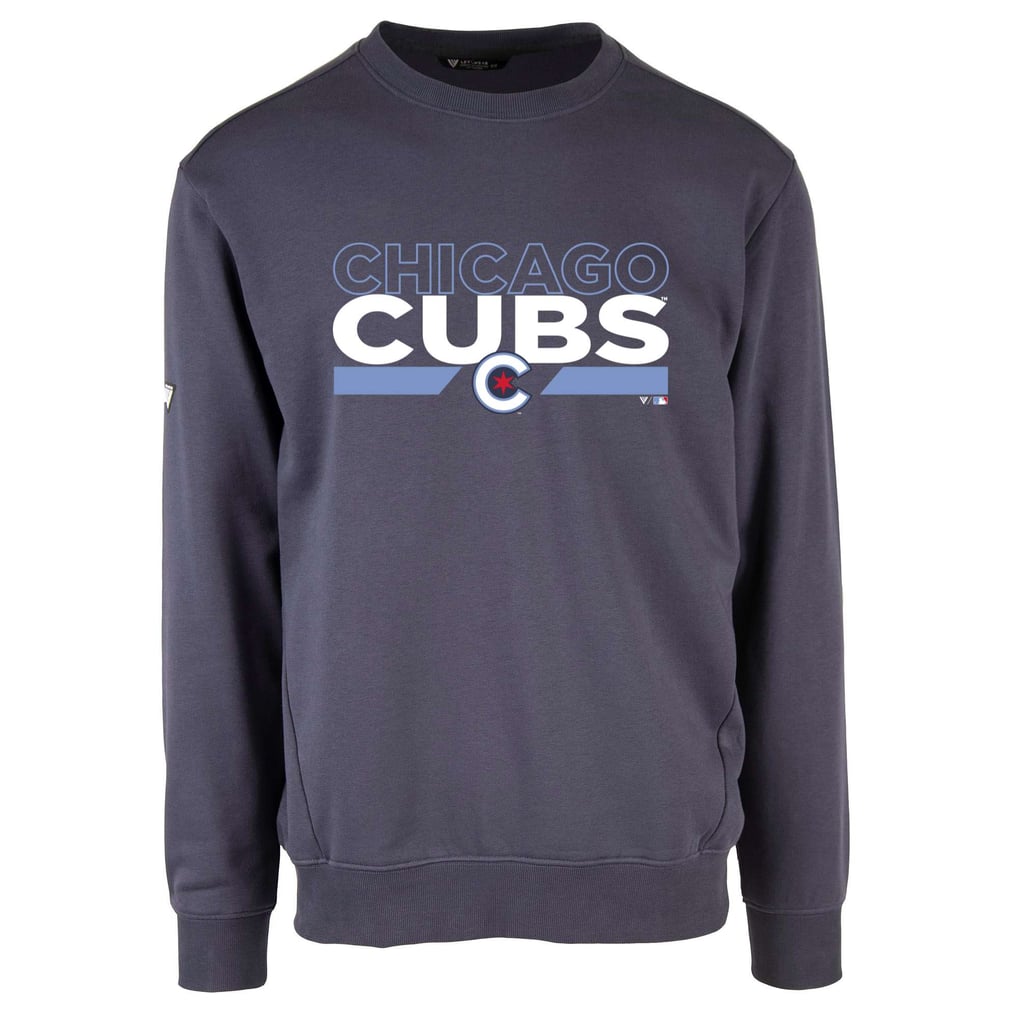 Chicago Cubs Levelwear City Connect Zane No Hitter Pullover Sweatshirt - Navy