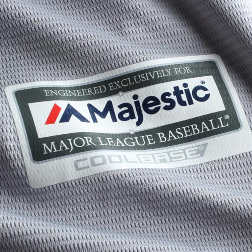 Chicago Cubs Majestic Official Cool Base Jersey - Gray
