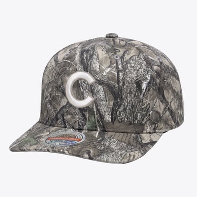  Chicago Cubs Mitchell & Ness Timber Trail Snapback Hat - Camo