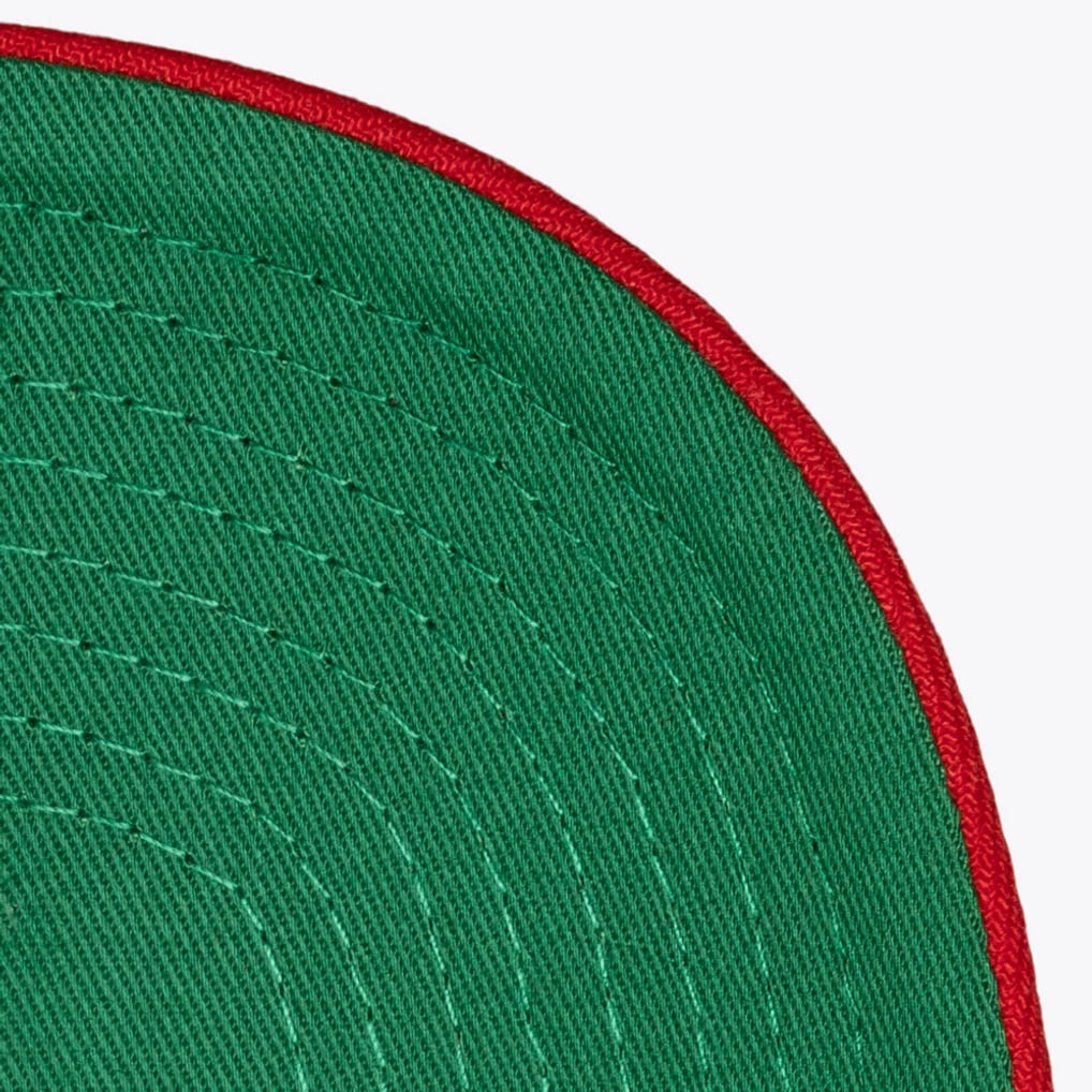  Chicago Cubs Mitchell & Ness Secondary Pop Pro Snapback Hat - Red
