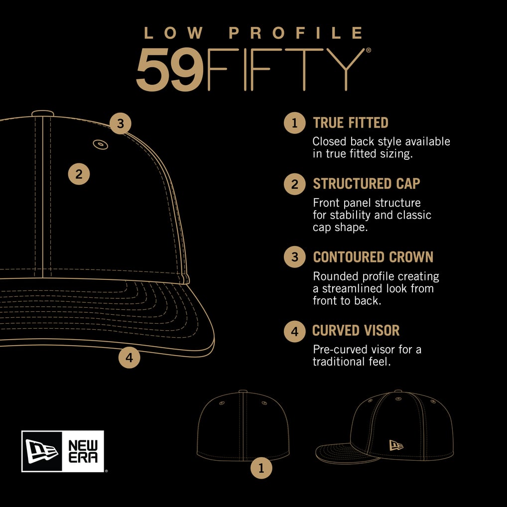  Chicago Cubs New Era 2024 Armed Forces Day Low Profile 59FIFTY Fitted Hat - Black