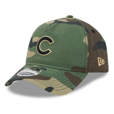Chicago Cubs New Era A-Frame 9FORTY Adjustable Hat - Camo