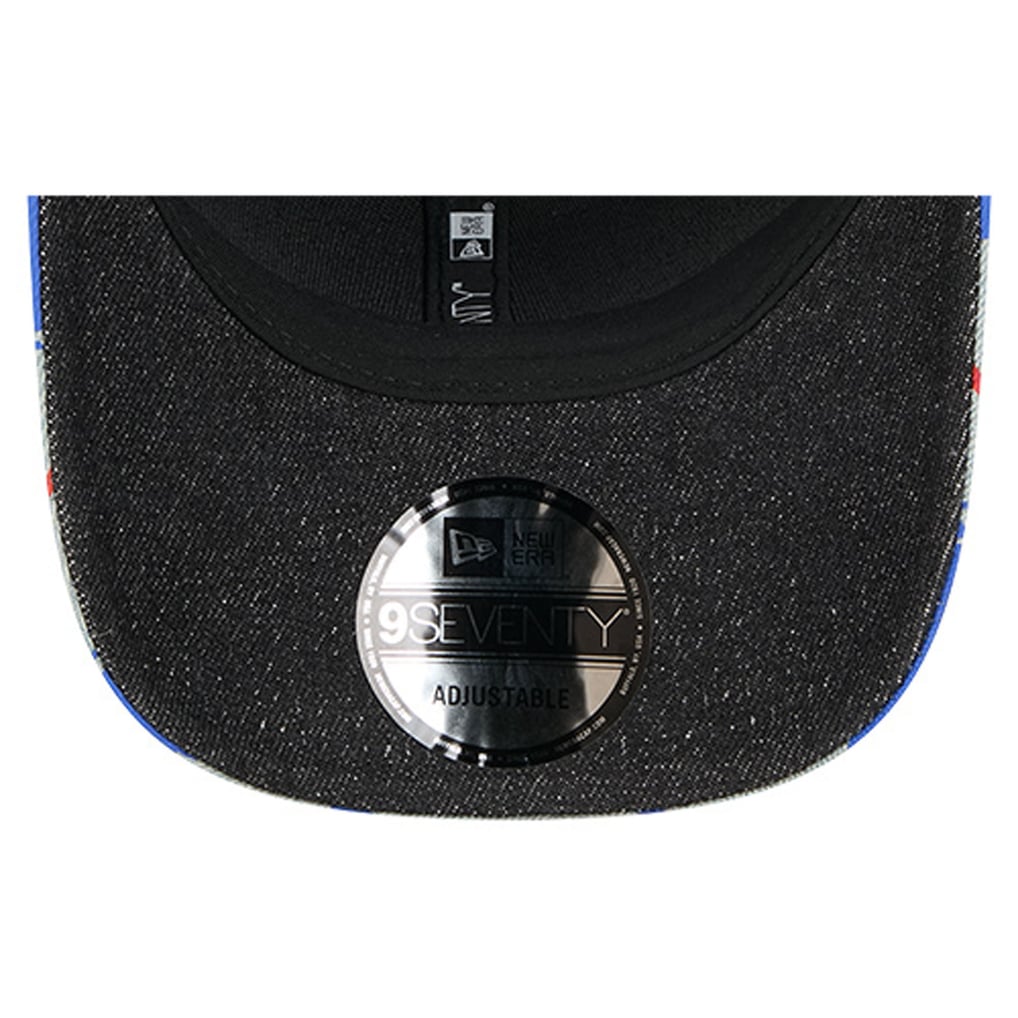 Chicago Cubs New Era Aztec Denim 9SEVENTY Adjustable Hat - Denim/Royal