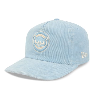 Chicago Cubs New Era Corduroy 19TWENTY Adjustable Hat - Light Blue