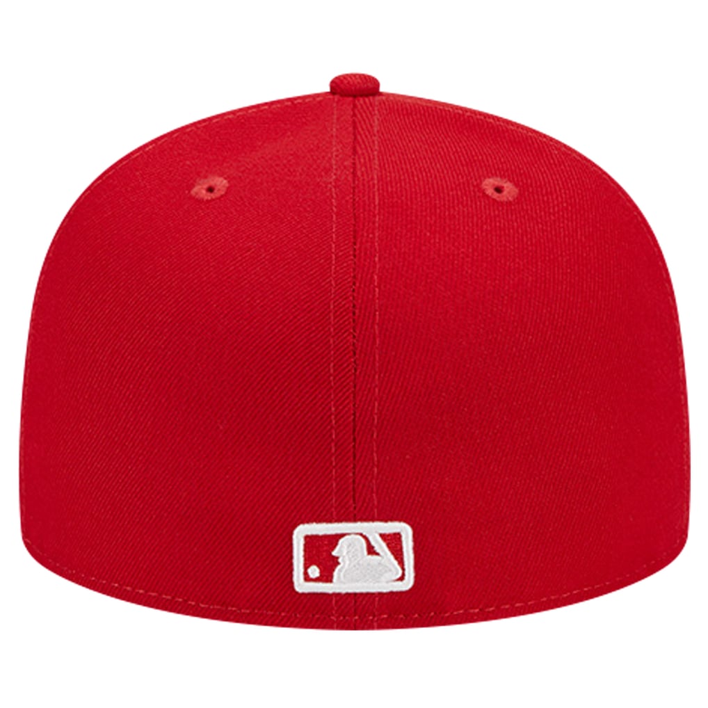 Chicago Cubs New Era Logo 59FIFTY Fitted Hat - Red