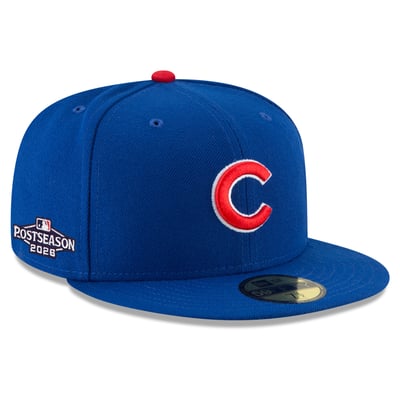 Chicago Cubs New Era 2026 MLB Postseason Side Patch 59FIFTY Fitted Hat - Royal