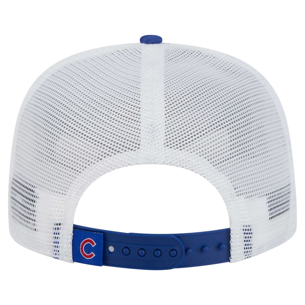  Chicago Cubs New Era 9FIFTY A-Frame Trucker Snapback Hat - Royal