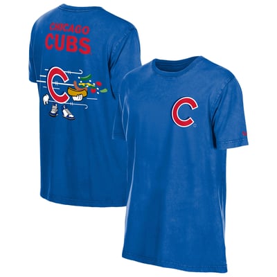 Chicago Cubs New Era Cartoon Logo T-Shirt - Royal