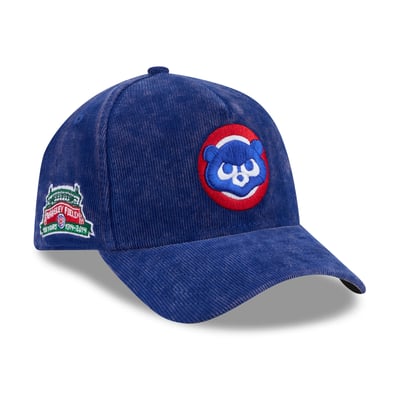 Chicago Cubs New Era Corduroy A-Frame 59FORTY Fitted Hat - Royal