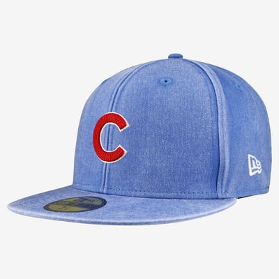  Chicago Cubs New Era Washed 59FIFTY Fitted Hat - Royal