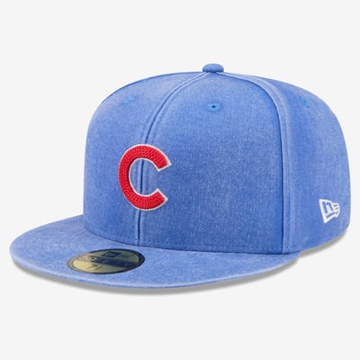  Chicago Cubs New Era Washed 59FIFTY Fitted Hat - Royal