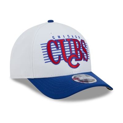 Chicago Cubs New Era Loyal 9FORTY M-Crown Adjustable Hat - White/Royal