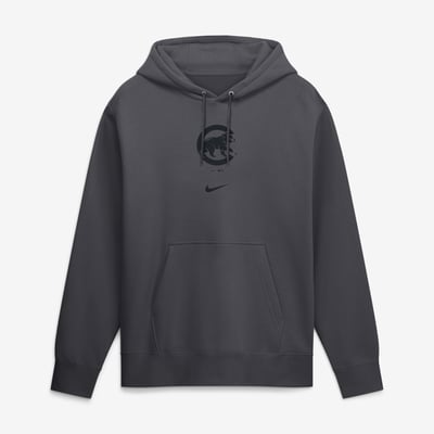  Chicago Cubs Nike Washed Club Fleece Hoodie - Anthracite
