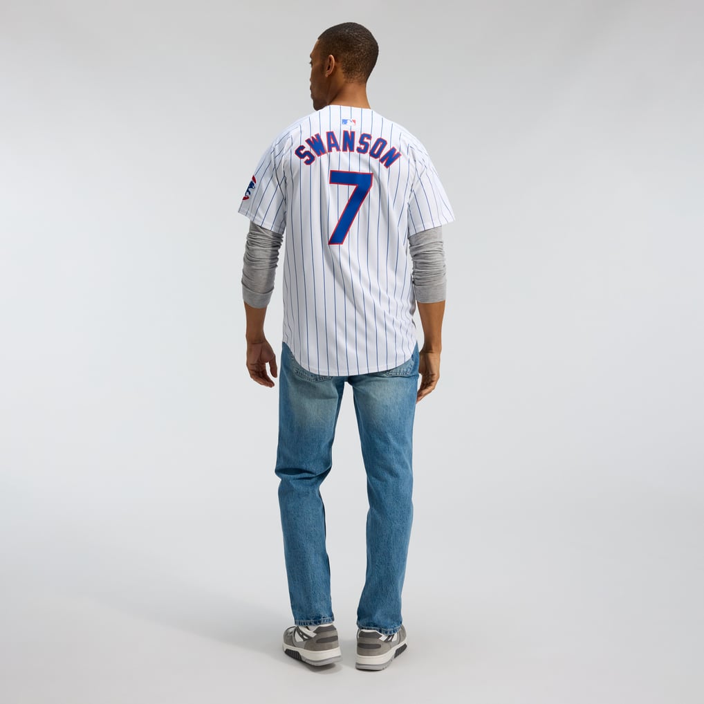 Dansby Swanson Chicago Cubs Nike Home Limited Player Jersey - White
