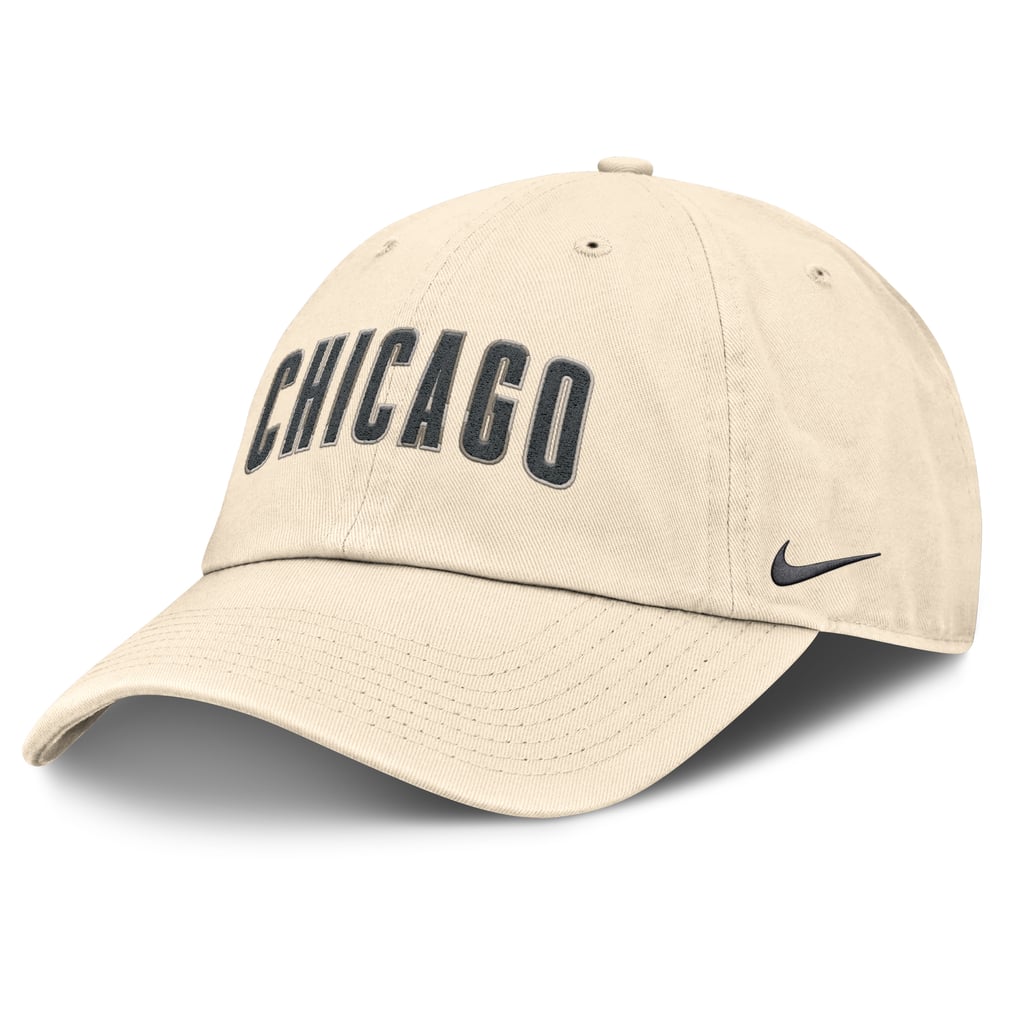 Chicago Cubs Nike Camo Pack Club Adjustable Hat - Natural