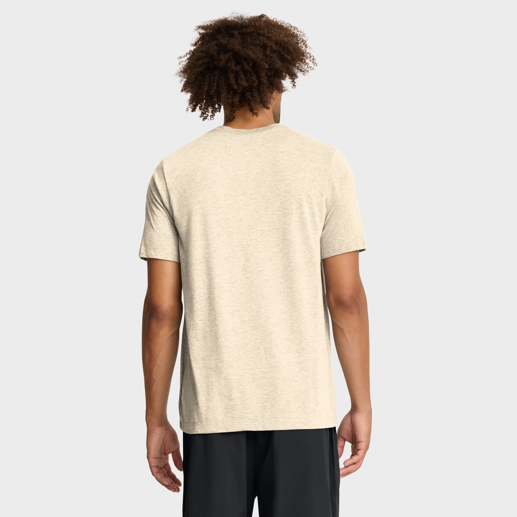 Chicago Cubs Nike Wordmark Tri-Blend T-Shirt - Natural