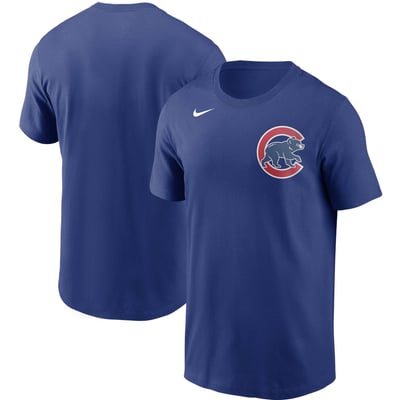 Chicago Cubs Nike Team Wordmark T-Shirt - Royal