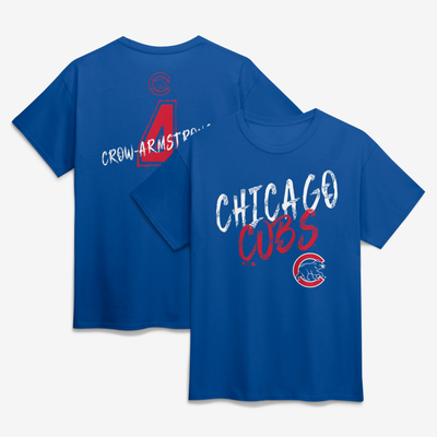 Pete Crow-Armstrong Chicago Cubs Hustle Name & Number T-Shirt - Royal