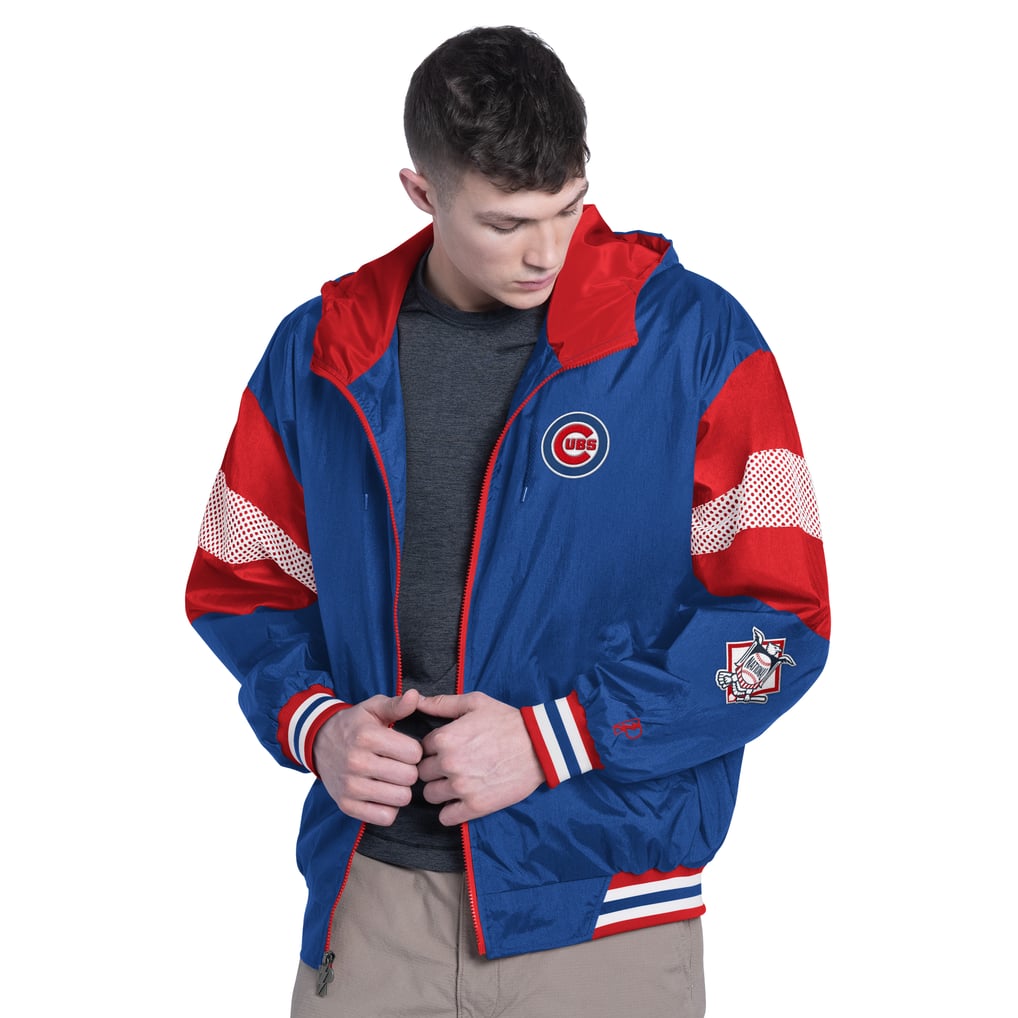 Chicago Cubs Pro Player Legacy Lightweight Full-Zip Hooded Jacket - Royal/Red