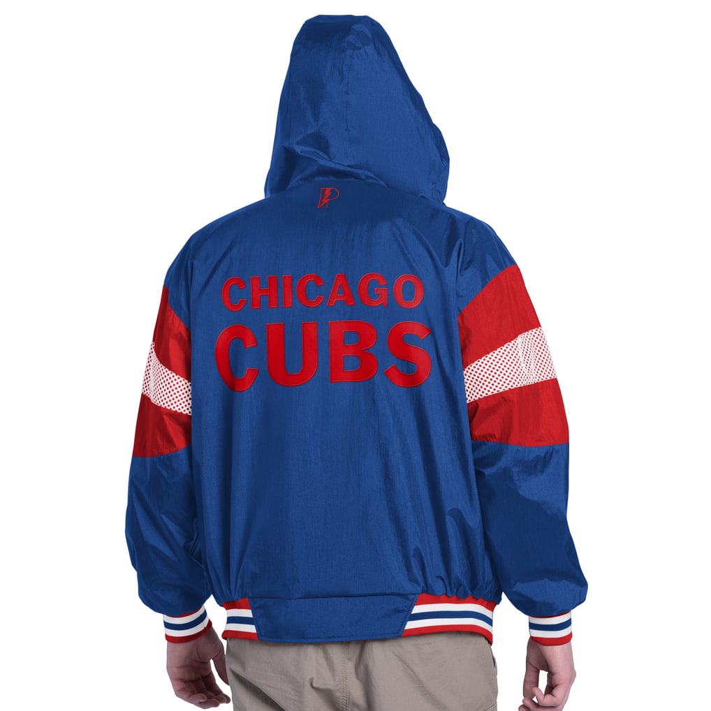 Chicago Cubs Pro Player Legacy Lightweight Full-Zip Hooded Jacket - Royal/Red