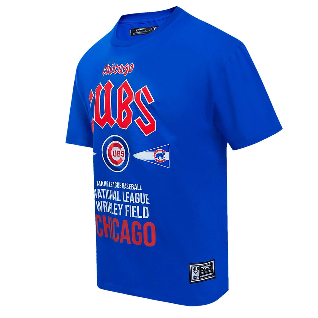 Pro Cubs Men's Chicago Cubs Pro Standard Royal Oversized City Tour T-Shirt