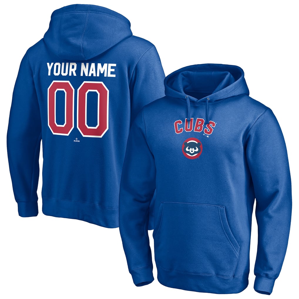 Chicago Cubs Cooperstown Winning Streak Personalized Name & Number Pullover Hoodie - Royal
