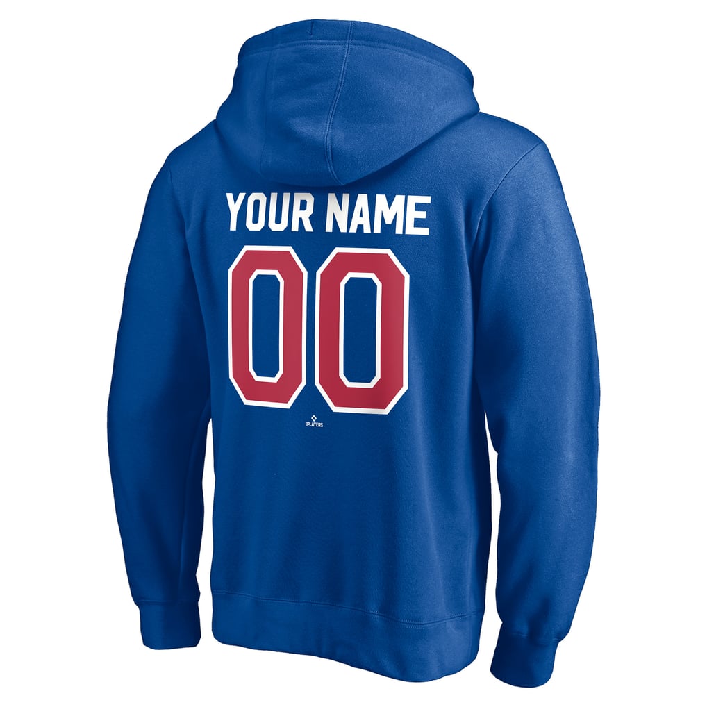 Chicago Cubs Cooperstown Winning Streak Personalized Name & Number Pullover Hoodie - Royal