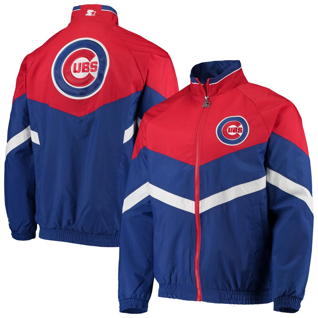 Chicago Cubs Starter The Bench Coach Full-Zip Jacket - Royal/Red